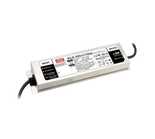 ELG-200-C2100DA-3Y Mean Well Блок живлення Драйвер для світлодіодів (LED) 200 Вт; 2100 мА; 48-96 В