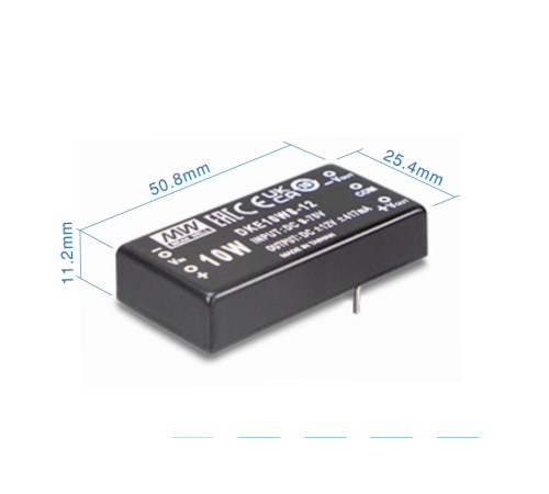 DKE10W8-05 Mean Well Блок живлення 10 Вт, ±5 В, ±1 А На плату
