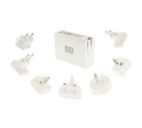 NGE100 Mean Well Адаптер живлення 100Вт GaN 4 порти USB (2C2A)