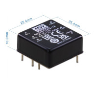 DKMW15W8-12 Mean Well Блок живлення 15 Вт, ±12 В, ±0.625 А На плату