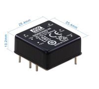 SKMW20W8-12 Mean Well Блок живлення 20 Вт, 12 В, 1.67 А На плату