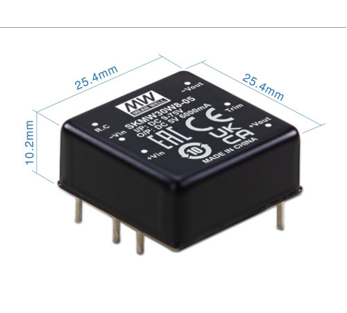 DKMW30W8-12 Mean Well Блок живлення 30 Вт, ±12 В, ±1.25 А На плату