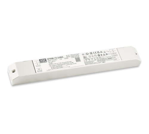 SPWM-75-24MA Mean Well Блок живлення 76.8 Вт 24 В 3.2 А Драйвер для світлодіодів (LED) з підтримкою Matter