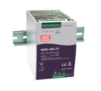 WDR-480-24 Mean Well Блок питания 480 Вт, 24 В, 20 А На DIN-рейку