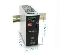 XDR-480-24 Mean Well Блок питания 480 Вт, 24 В, 20 А На DIN-рейку