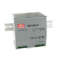 DRT-240-24 Mean Well Блок живлення 240 Вт, 24 В, 10 А На DIN-рейку