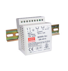DR-4512 Mean Well Блок питания 42 Вт, 12 В, 3.5 А На DIN-рейку