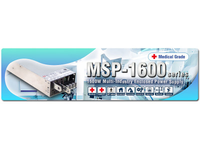 MSP-1600: источники питания MEAN WELL 1600 Вт медицинского класса
