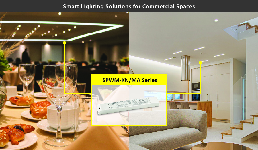 Применение LED-драйверов MEAN WELL SPWM